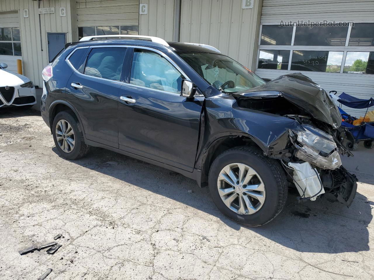 2016 Nissan Rogue S Charcoal vin: KNMAT2MV0GP596841