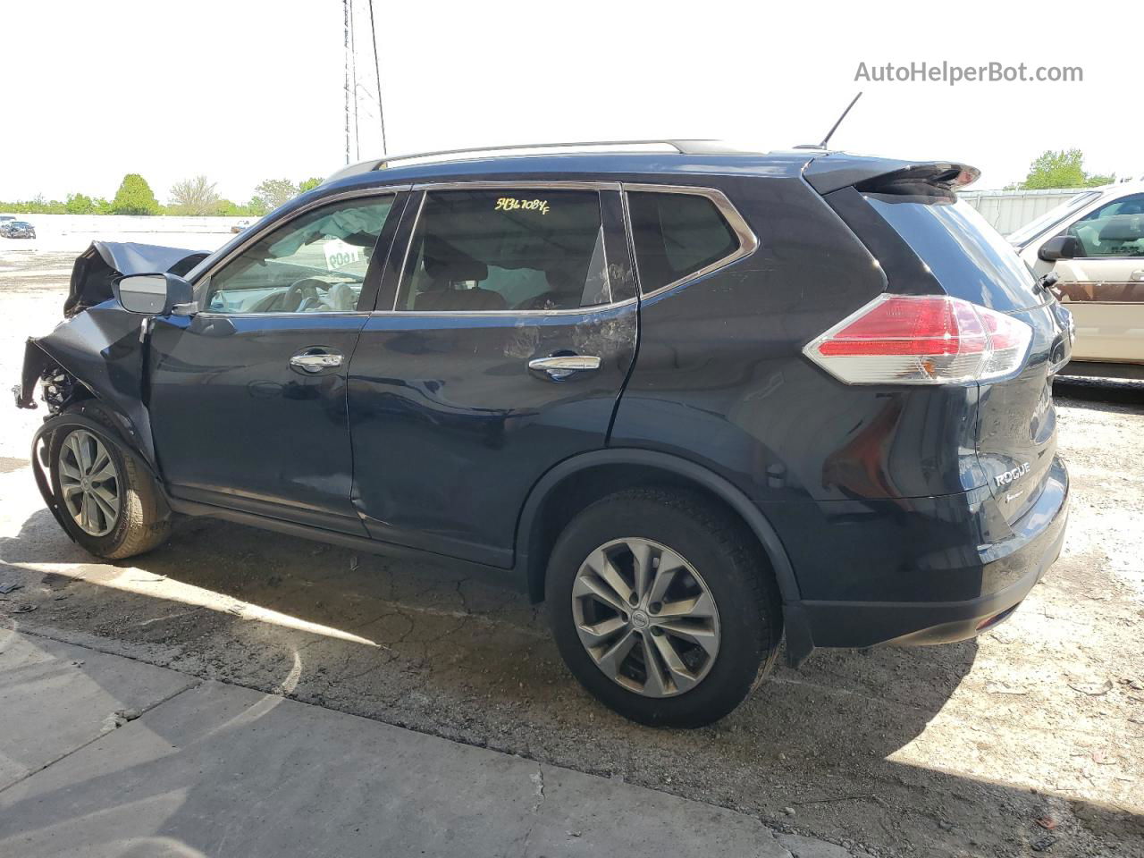 2016 Nissan Rogue S Угольный vin: KNMAT2MV0GP596841