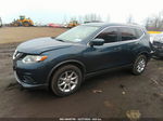 2016 Nissan Rogue S Blue vin: KNMAT2MV0GP606333