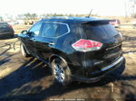 2016 Nissan Rogue Sv Black vin: KNMAT2MV0GP649554