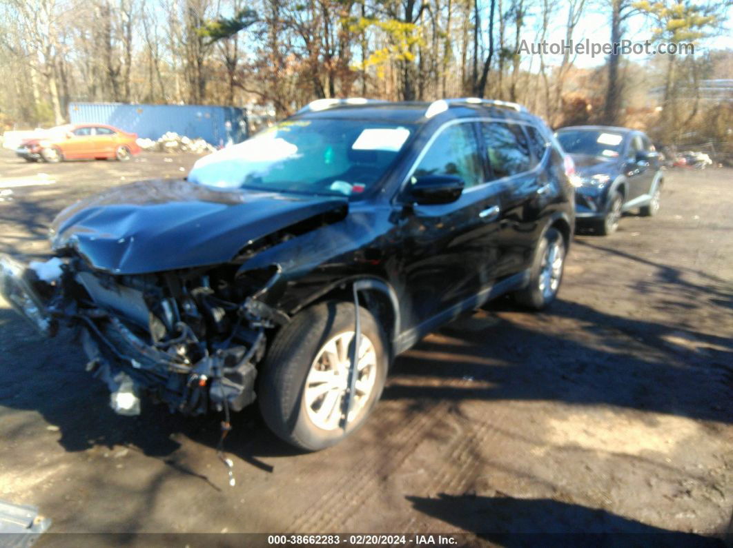 2016 Nissan Rogue Sv Black vin: KNMAT2MV0GP649554