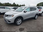 2016 Nissan Rogue Sv Silver vin: KNMAT2MV0GP671148