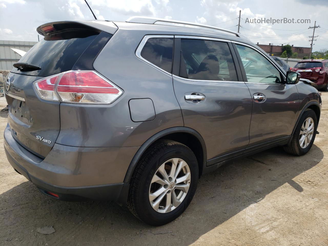 2016 Nissan Rogue S Gray vin: KNMAT2MV0GP676950