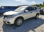 2016 Nissan Rogue S Silver vin: KNMAT2MV0GP737603