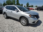 2016 Nissan Rogue S Silver vin: KNMAT2MV0GP737603