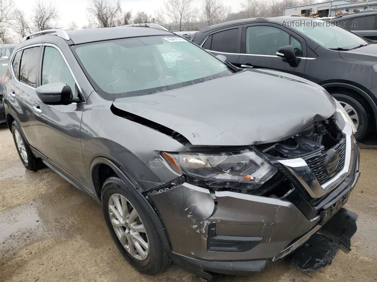 2018 Nissan Rogue S Gray vin: KNMAT2MV0JP532774