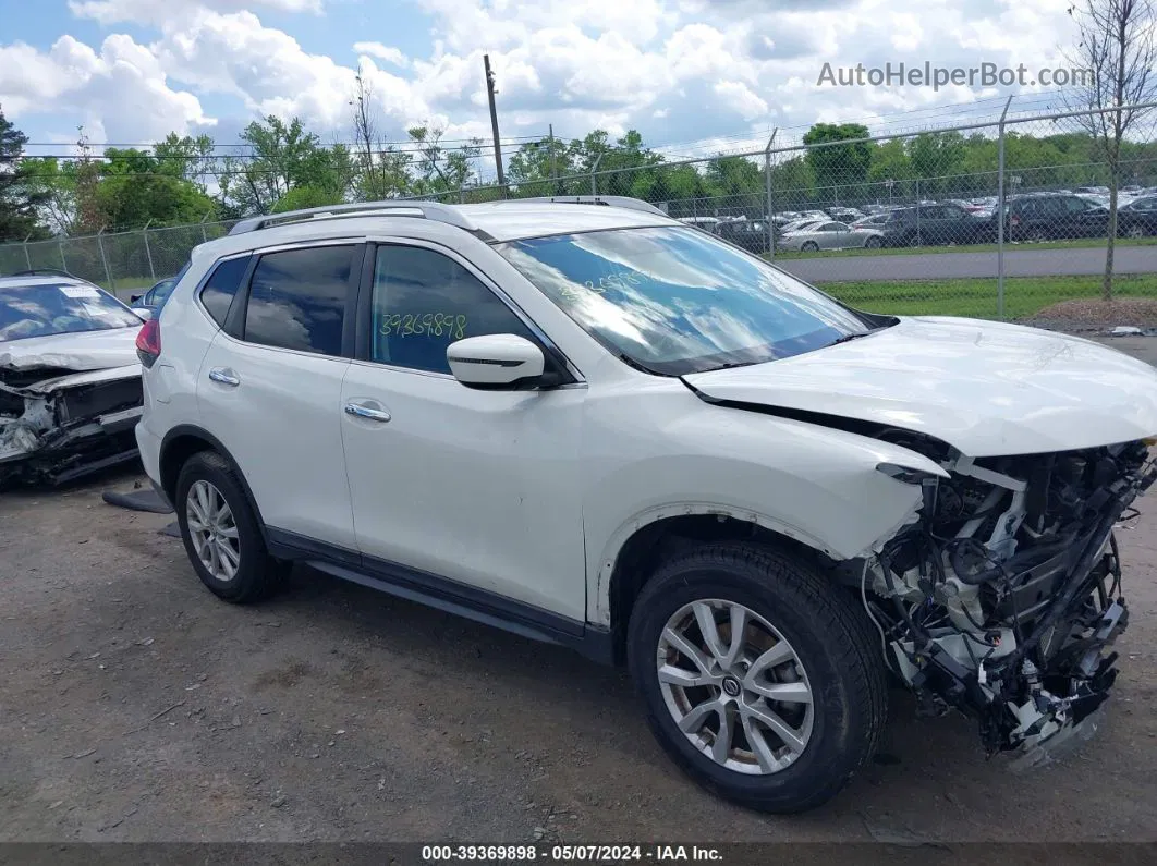 2018 Nissan Rogue Sv White vin: KNMAT2MV0JP532970