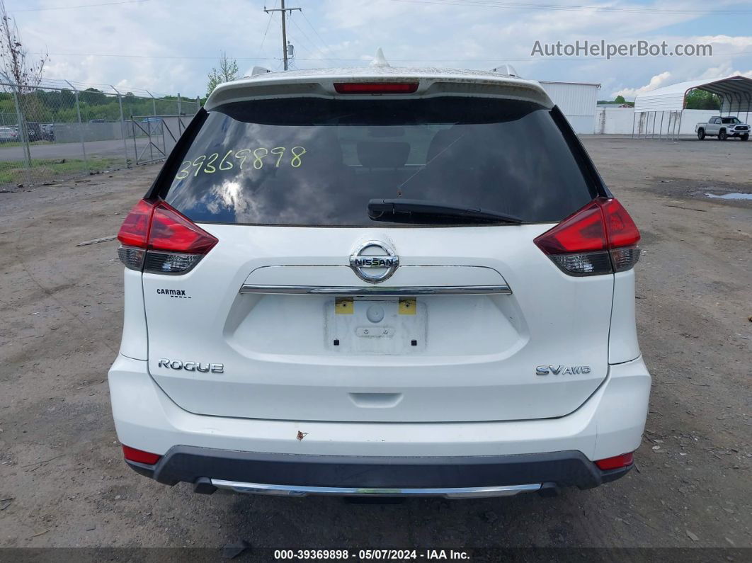 2018 Nissan Rogue Sv White vin: KNMAT2MV0JP532970