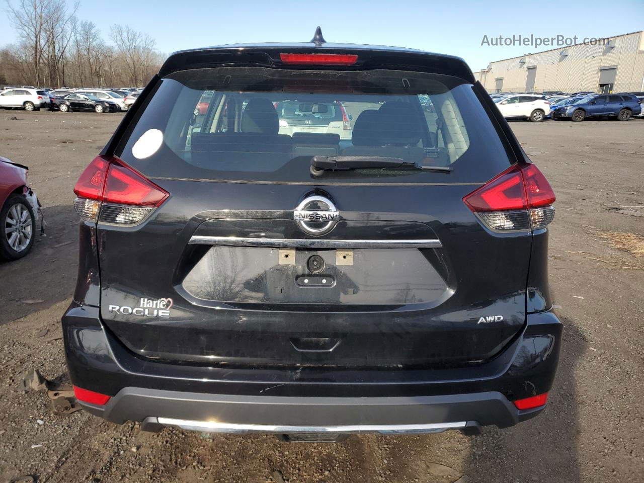 2018 Nissan Rogue S Black vin: KNMAT2MV0JP533536