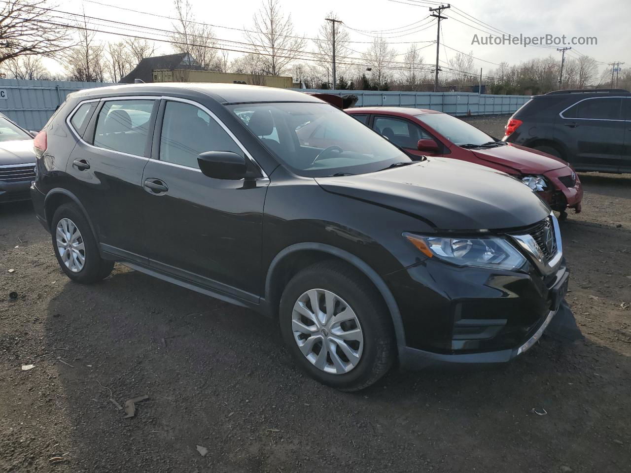 2018 Nissan Rogue S Black vin: KNMAT2MV0JP533536