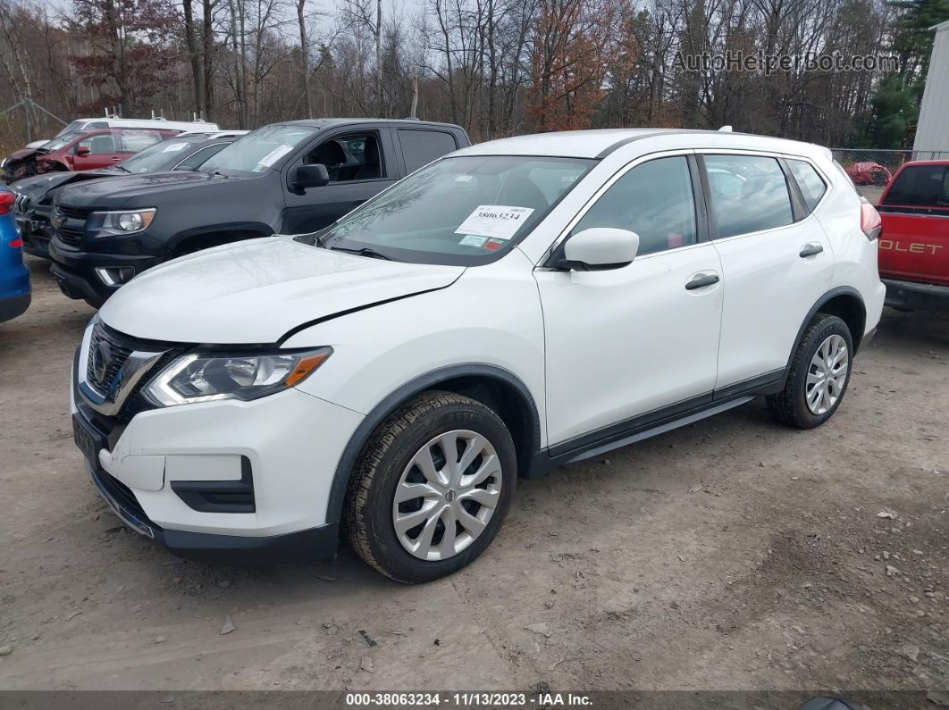 2018 Nissan Rogue S White vin: KNMAT2MV0JP572580