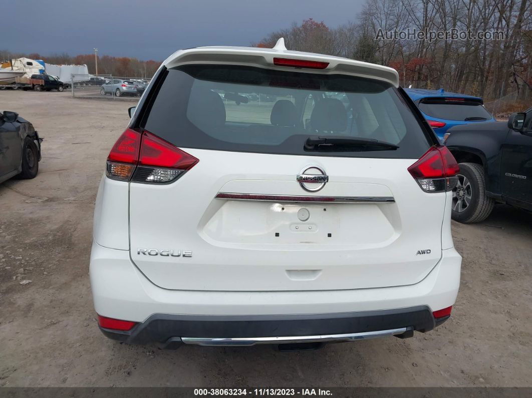 2018 Nissan Rogue S White vin: KNMAT2MV0JP572580