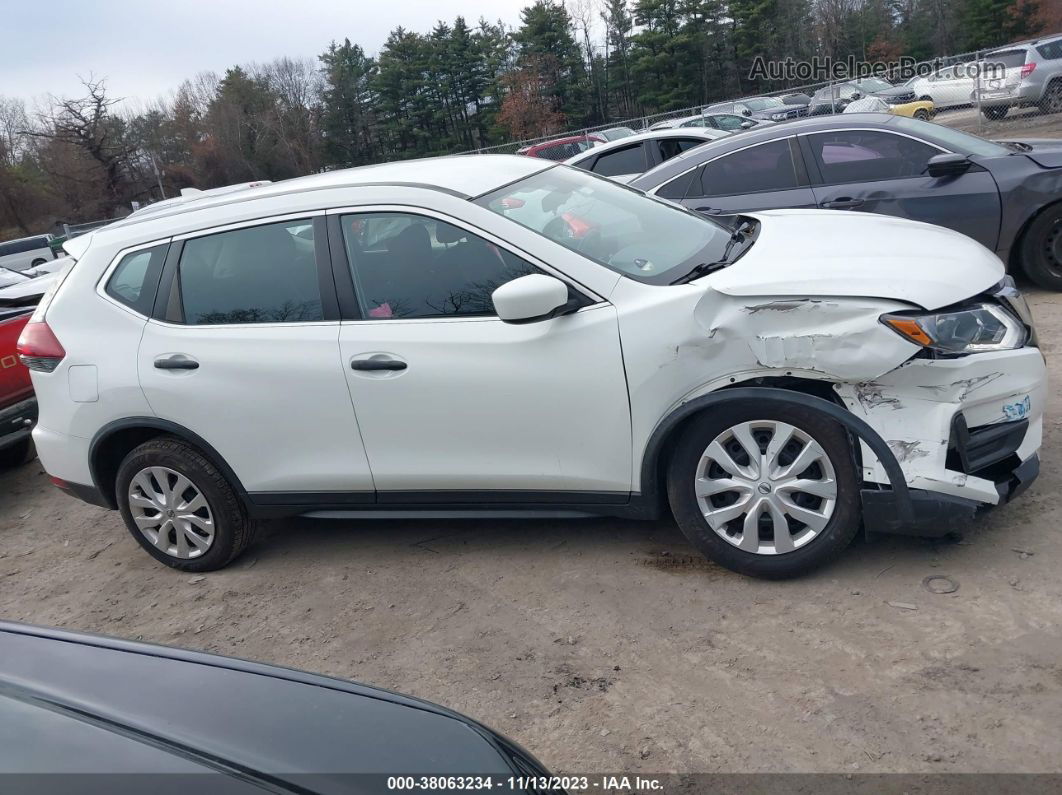 2018 Nissan Rogue S White vin: KNMAT2MV0JP572580