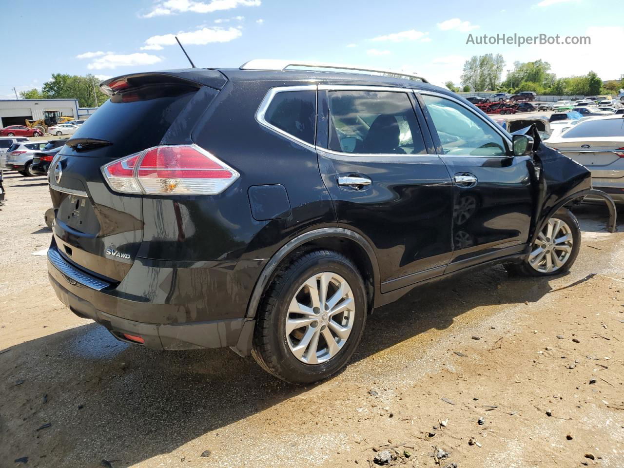 2016 Nissan Rogue S Угольный vin: KNMAT2MV1GP716047