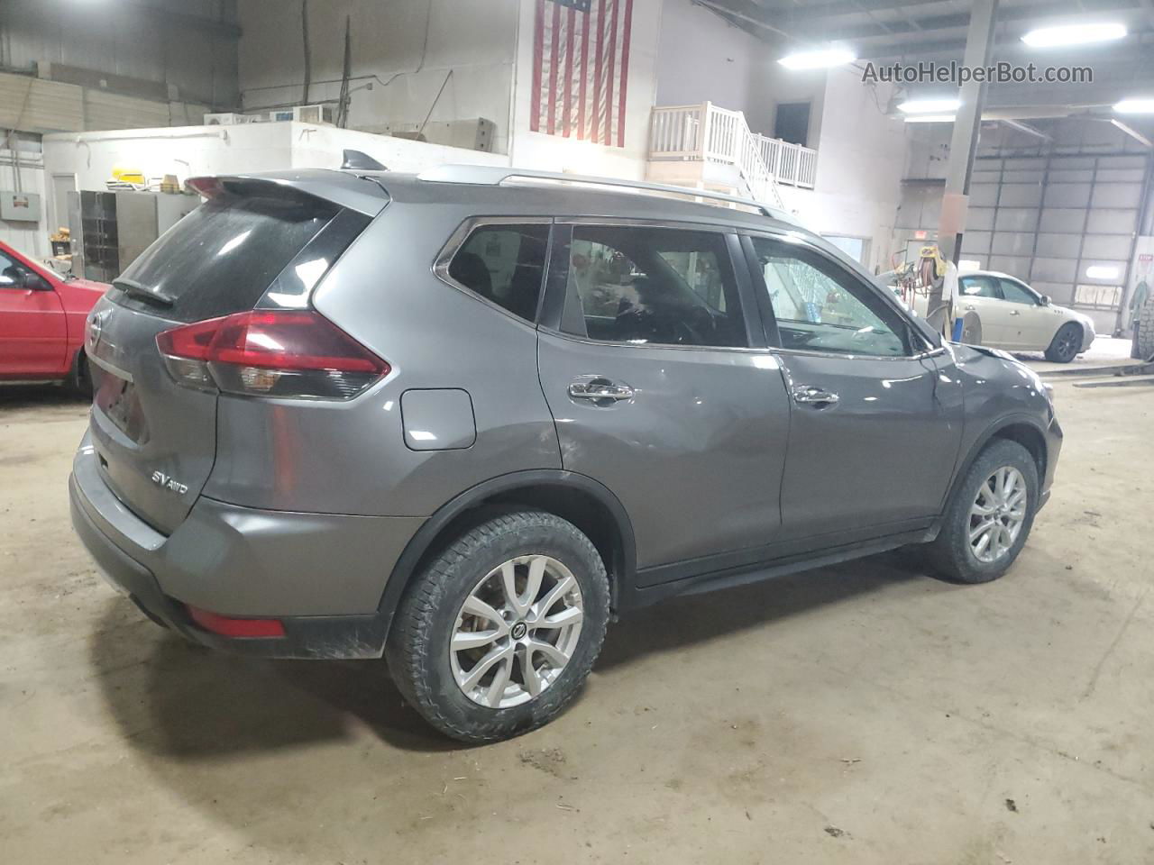 2018 Nissan Rogue S Gray vin: KNMAT2MV2JP509898