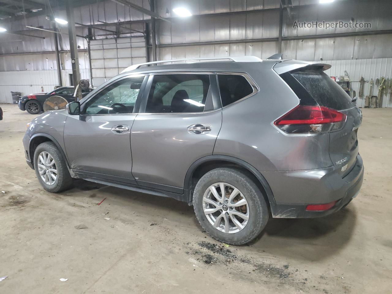 2018 Nissan Rogue S Gray vin: KNMAT2MV2JP509898