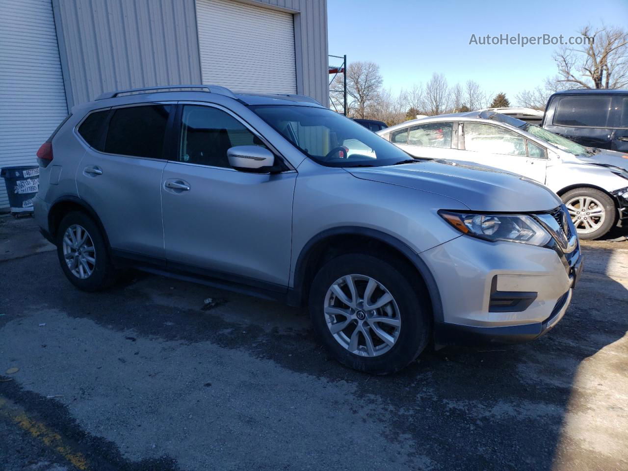 2018 Nissan Rogue S Silver vin: KNMAT2MV2JP529634