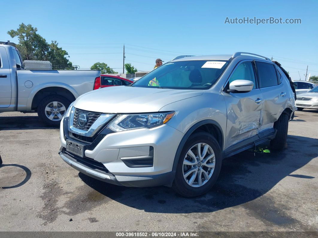 2018 Nissan Rogue Sv Silver vin: KNMAT2MV2JP569146