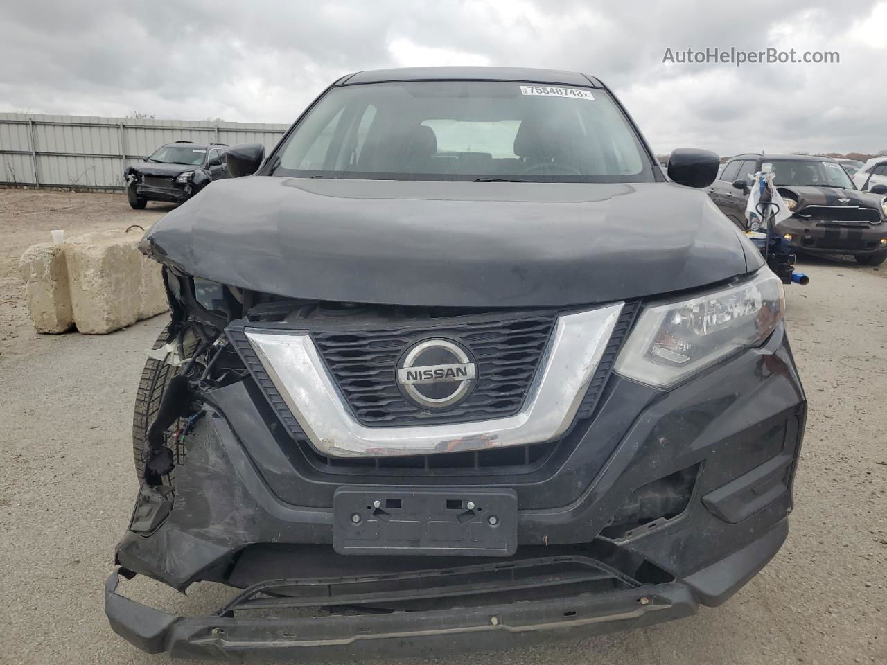 2018 Nissan Rogue S Black vin: KNMAT2MV2JP586562