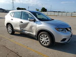 2016 Nissan Rogue S Silver vin: KNMAT2MV3GP660869