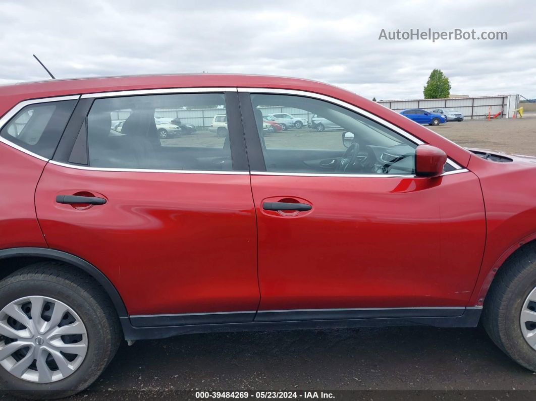 2016 Nissan Rogue S/sl/sv Red vin: KNMAT2MV3GP697744