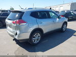 2016 Nissan Rogue Sv Серебряный vin: KNMAT2MV3GP718737