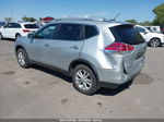 2016 Nissan Rogue Sv Silver vin: KNMAT2MV3GP718737