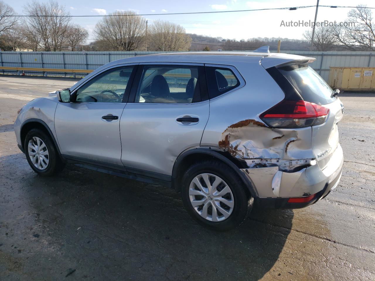 2018 Nissan Rogue S Silver vin: KNMAT2MV3JP532736