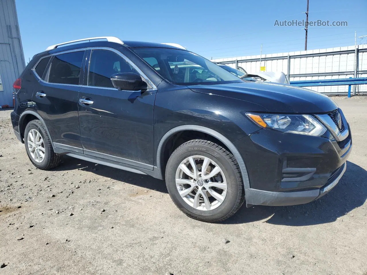 2018 Nissan Rogue S Black vin: KNMAT2MV3JP586764