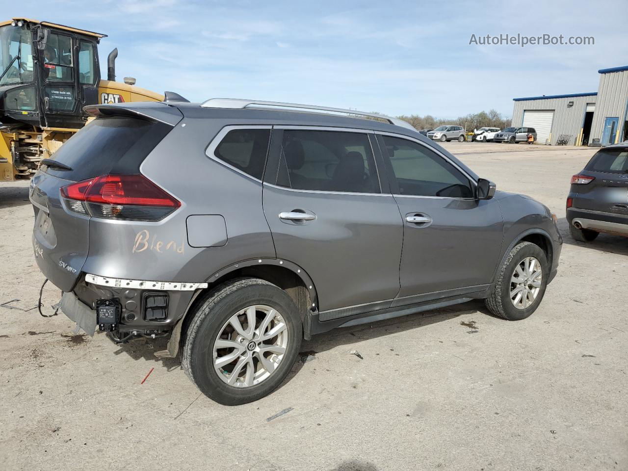 2018 Nissan Rogue S Gray vin: KNMAT2MV3JP594072