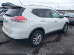 2016 Nissan Rogue Sv Белый vin: KNMAT2MV4GP698160