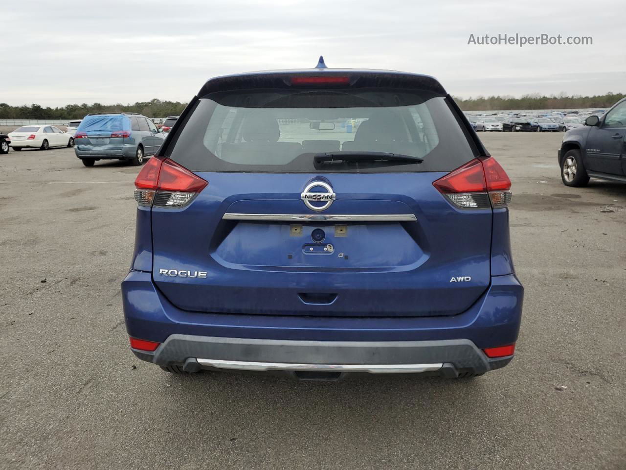 2018 Nissan Rogue S Blue vin: KNMAT2MV4JP564868