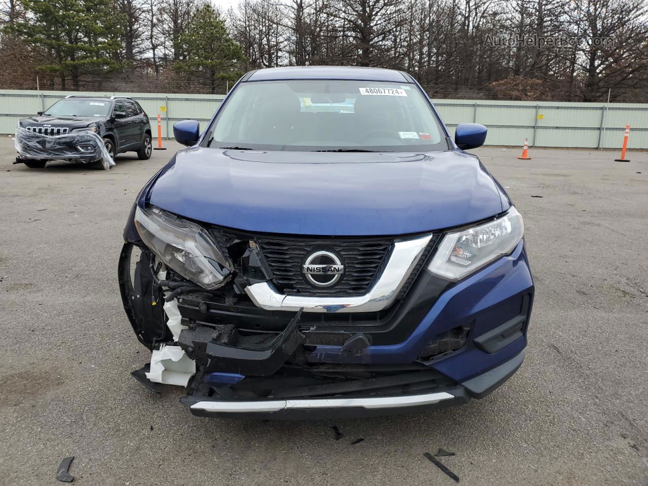 2018 Nissan Rogue S Blue vin: KNMAT2MV4JP564868