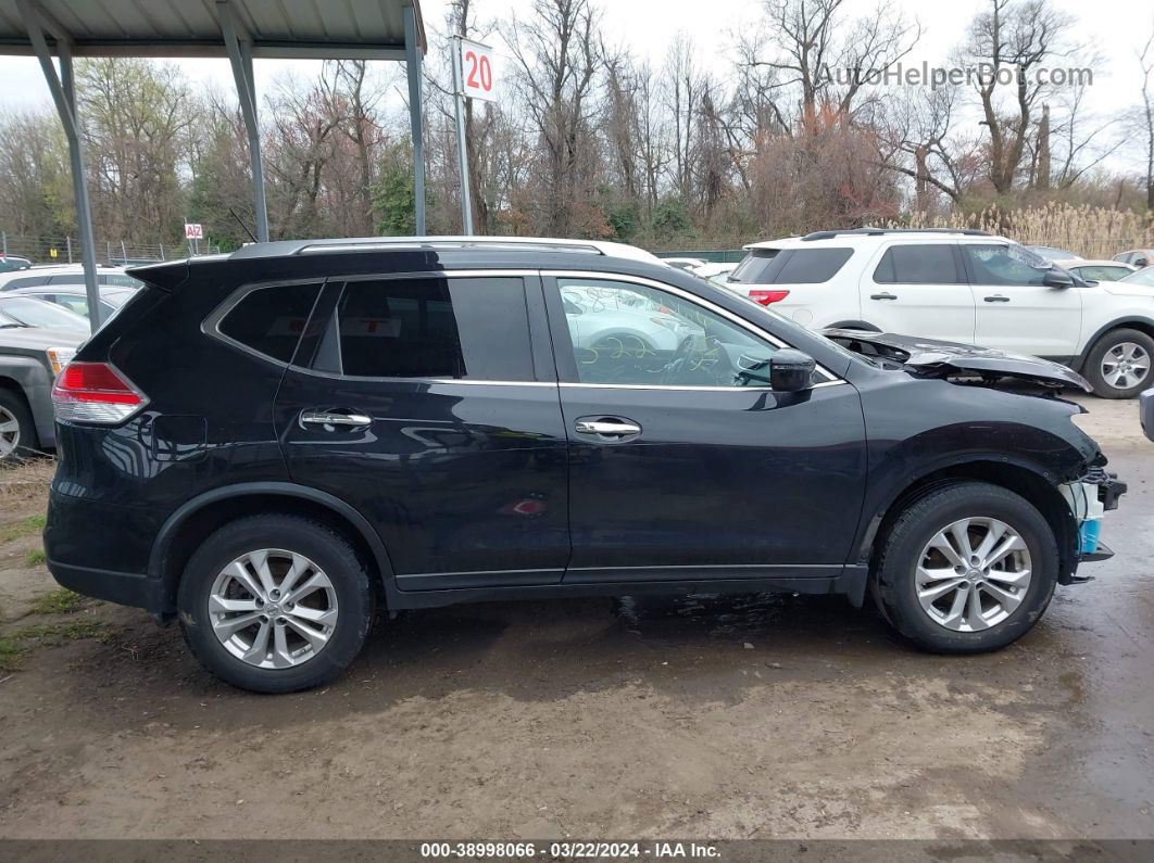 2016 Nissan Rogue Sv Black vin: KNMAT2MV5GP631521