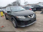 2016 Nissan Rogue S Black vin: KNMAT2MV5GP657665