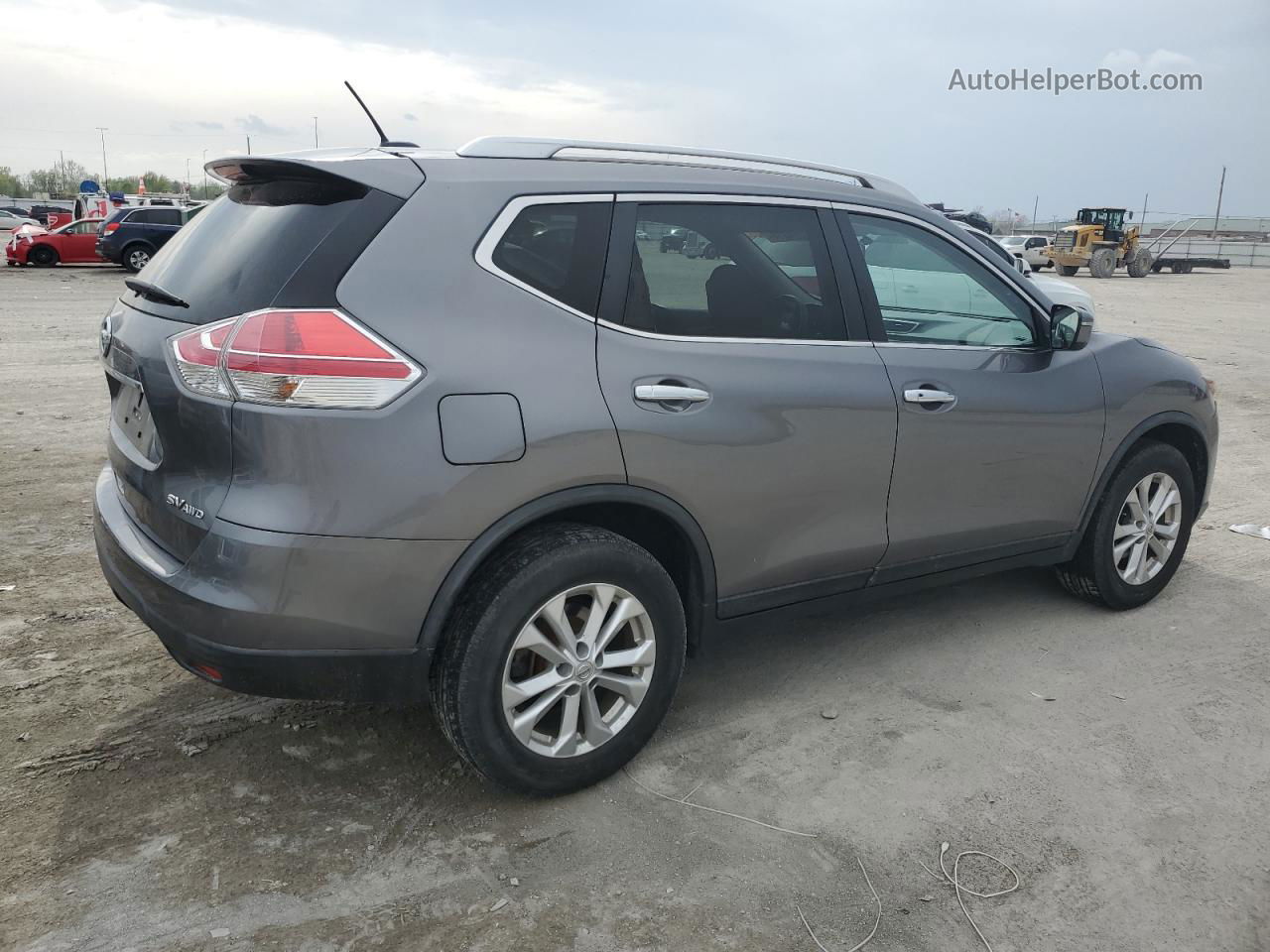 2016 Nissan Rogue S Gray vin: KNMAT2MV5GP711918