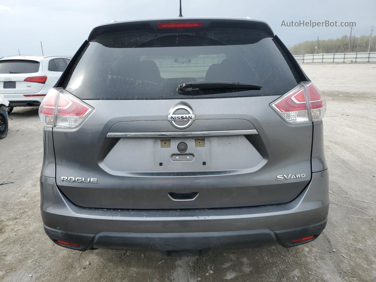 2016 Nissan Rogue S Gray vin: KNMAT2MV5GP711918