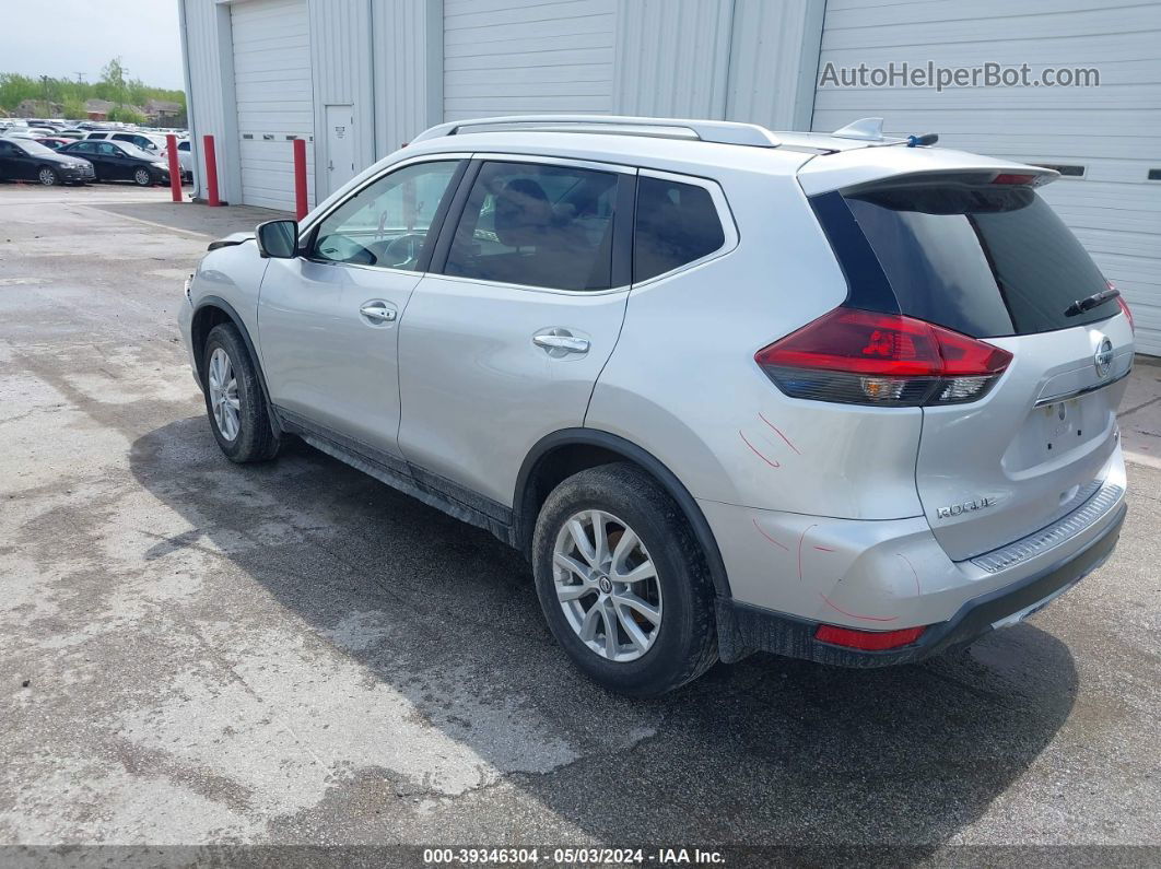 2018 Nissan Rogue Sv Silver vin: KNMAT2MV5JP616458