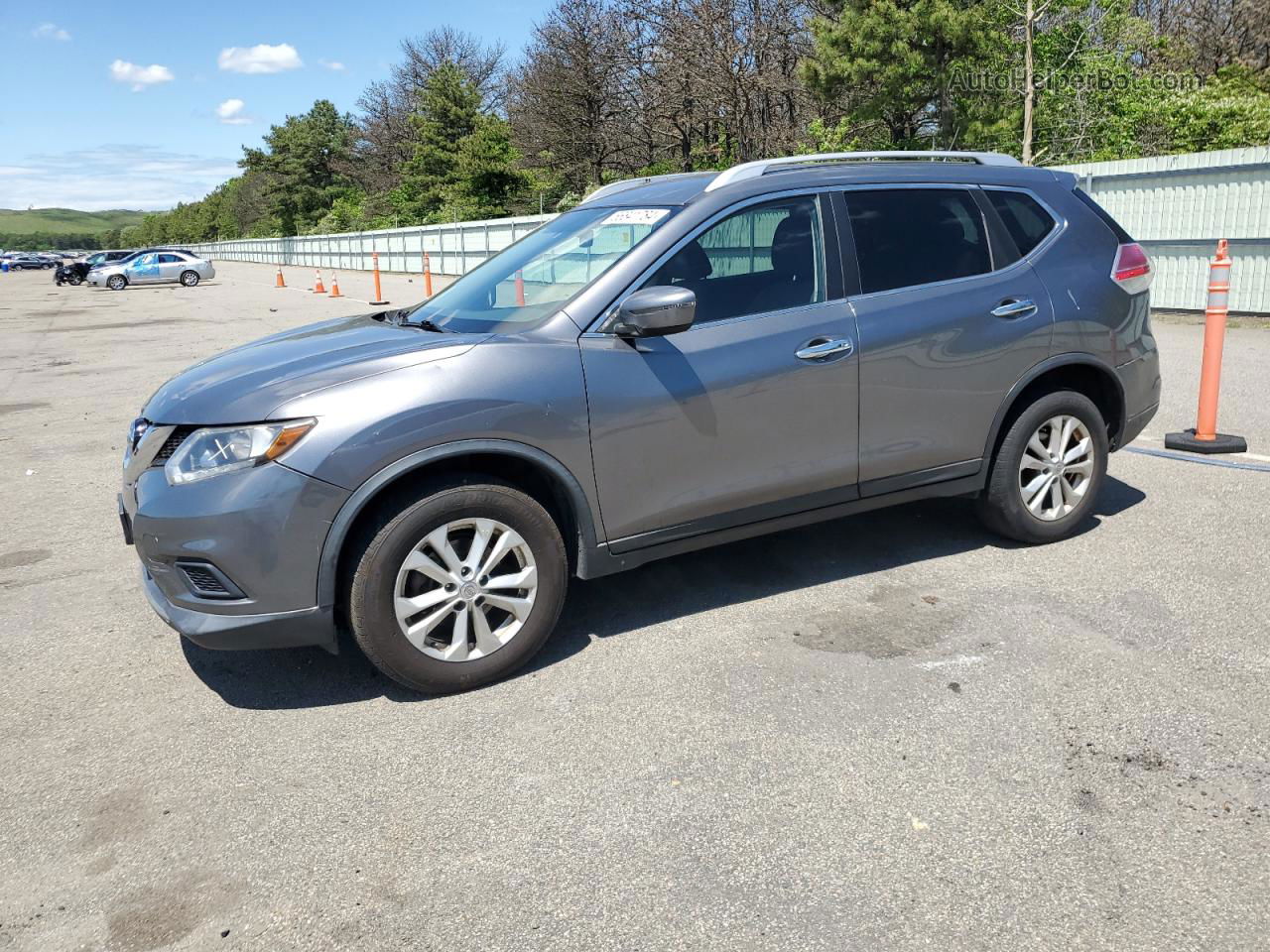 2016 Nissan Rogue S Gray vin: KNMAT2MV6GP619510