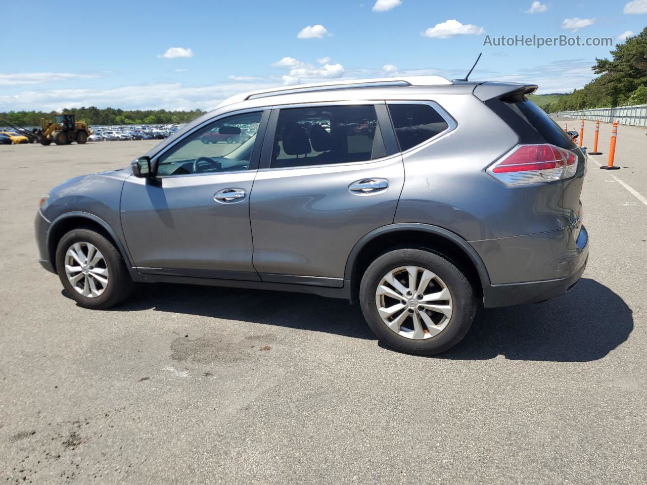 2016 Nissan Rogue S Gray vin: KNMAT2MV6GP619510