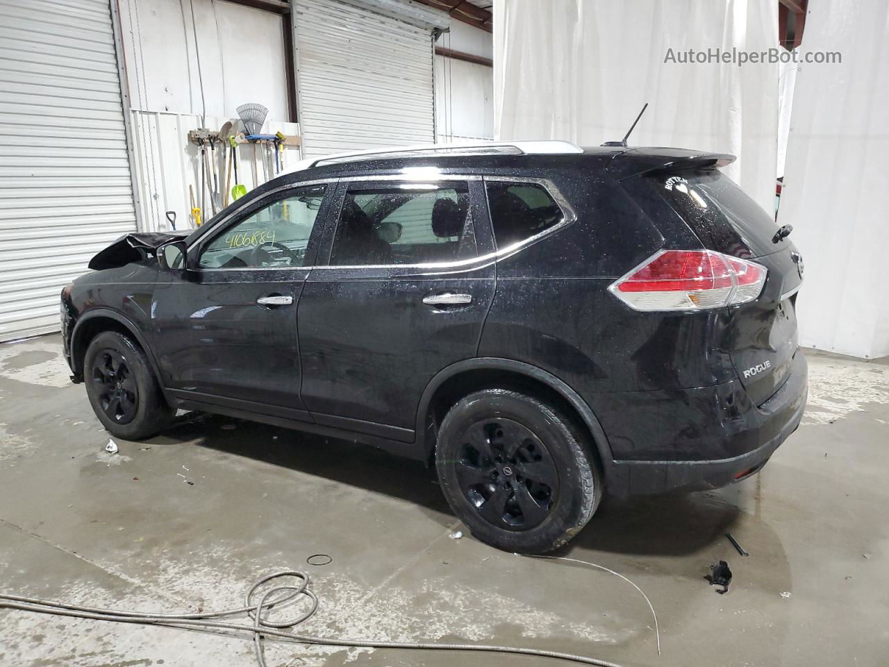 2016 Nissan Rogue S Black vin: KNMAT2MV7GP609424