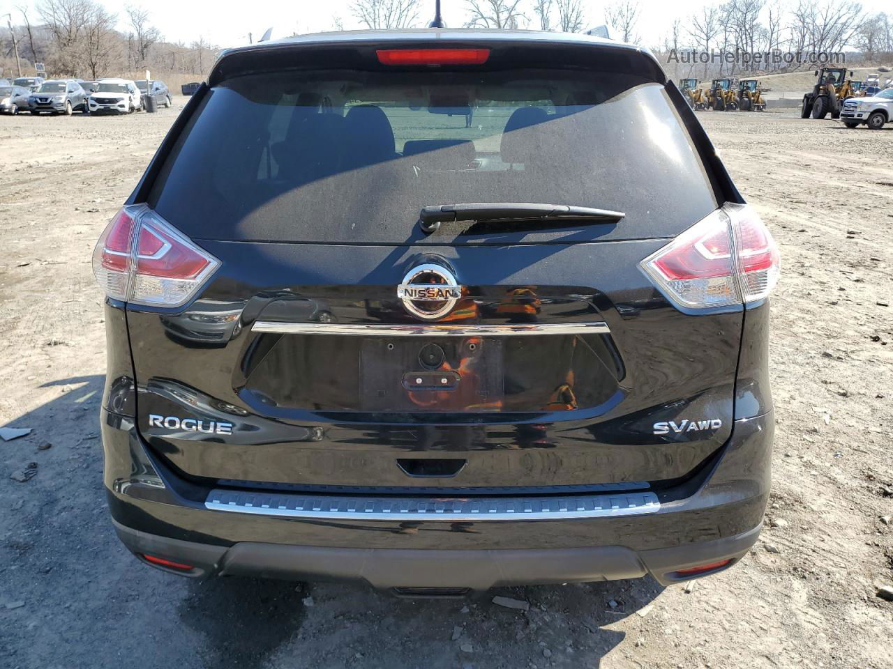 2016 Nissan Rogue S Черный vin: KNMAT2MV7GP623310