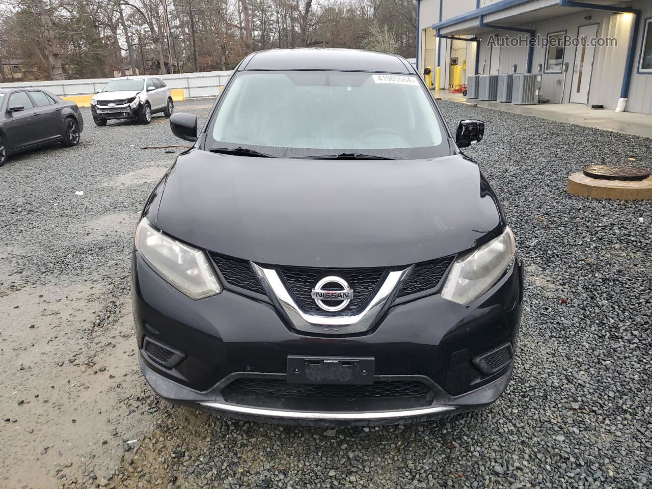 2016 Nissan Rogue S Black vin: KNMAT2MV7GP651592