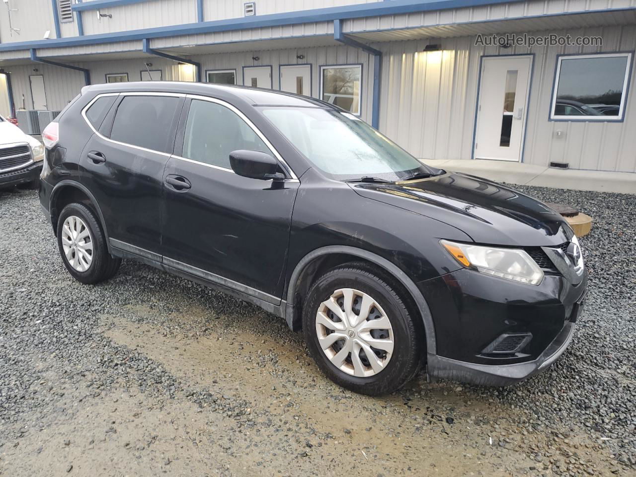 2016 Nissan Rogue S Black vin: KNMAT2MV7GP651592