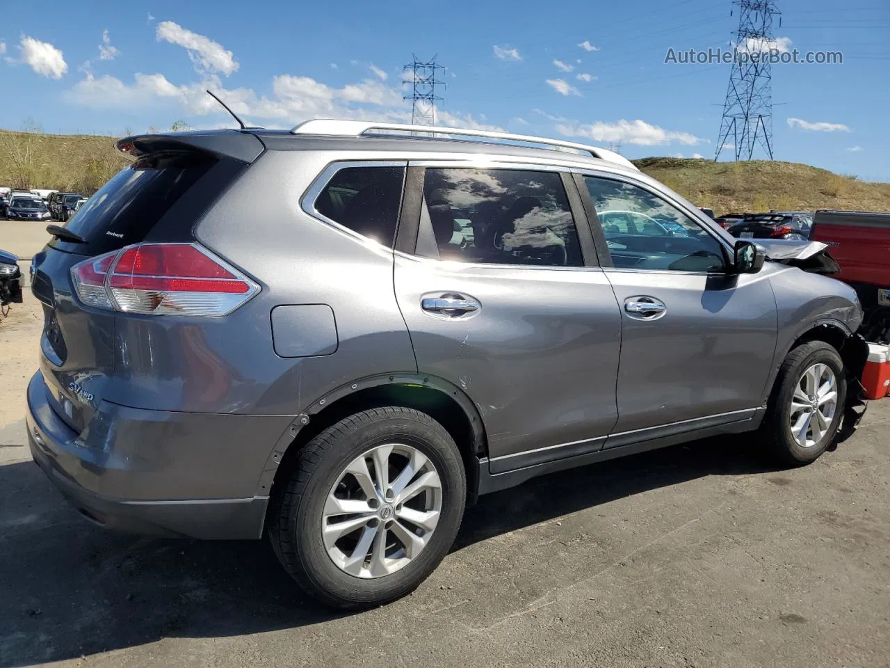 2016 Nissan Rogue S Charcoal vin: KNMAT2MV7GP699917