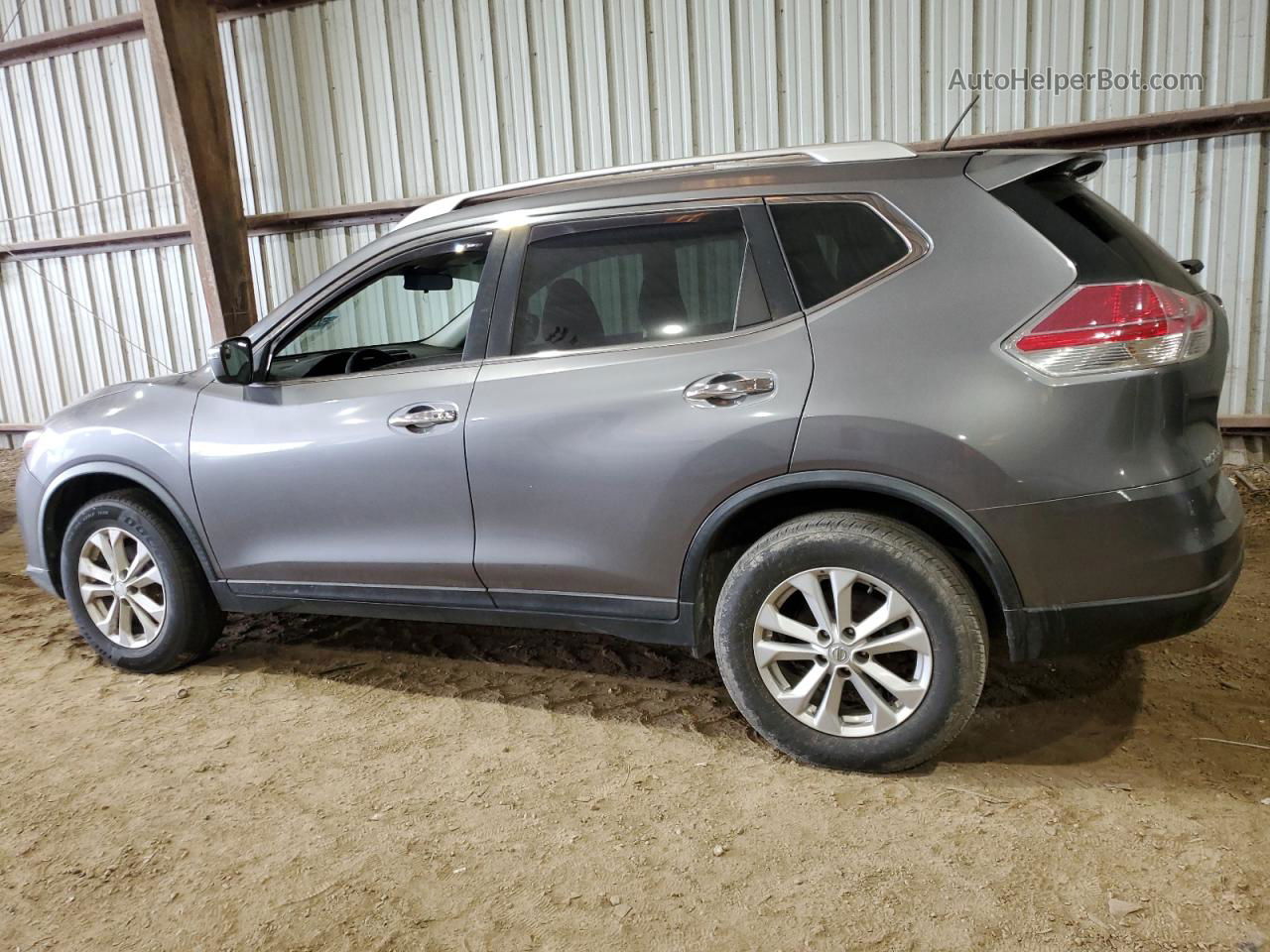 2016 Nissan Rogue S Silver vin: KNMAT2MV9GP711713