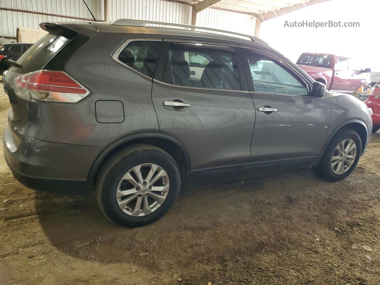 2016 Nissan Rogue S Silver vin: KNMAT2MV9GP711713