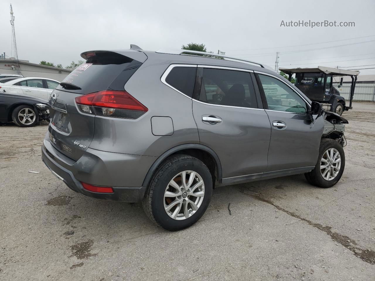 2018 Nissan Rogue S Silver vin: KNMAT2MV9JP587174