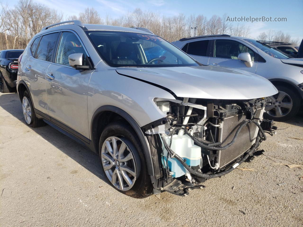 2019 Nissan Rogue S Серебряный vin: KNMAT2MV9KP531589