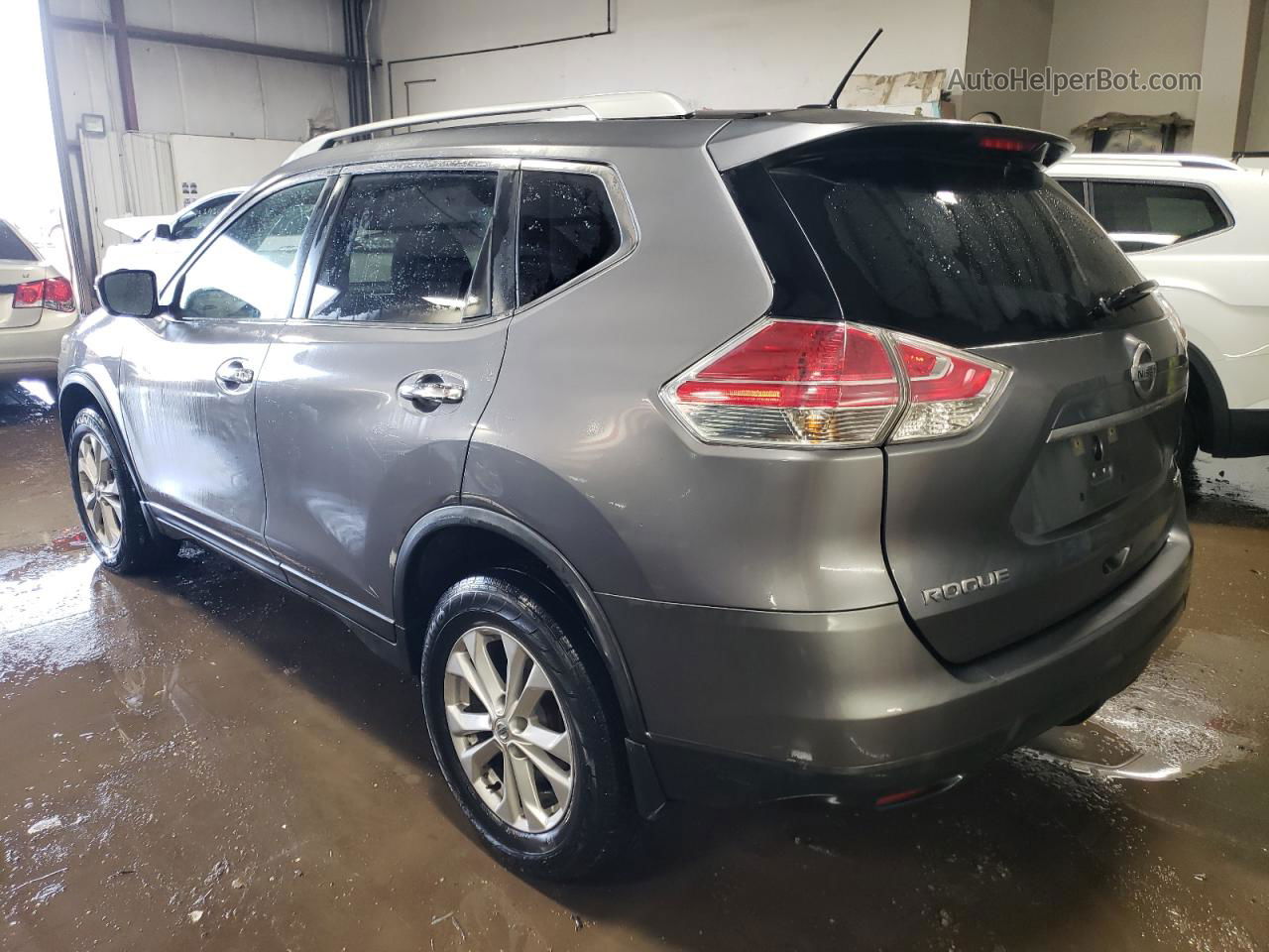 2016 Nissan Rogue S Gray vin: KNMAT2MVXGP702907